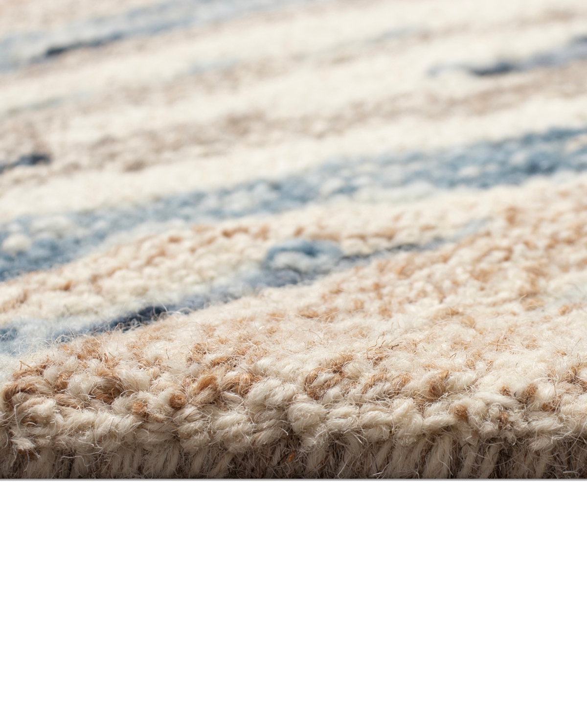 Liora Manne Savoy Big Wave 2'x7'6" Runner Area Rug In Blue