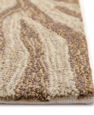Liora Manne Ravella Zebra Rug Collection In Brown