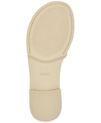 Women's Elyho Logo Cutout Flat Jelly Sandals