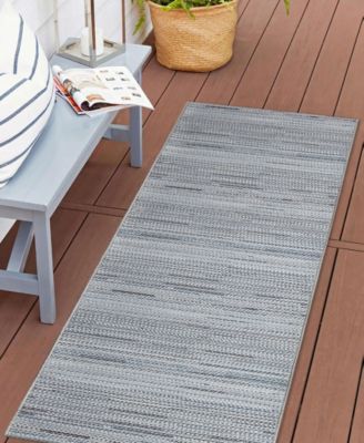 Miranda Tweed Stripe 1'11"x4'11" Runner Area Rug