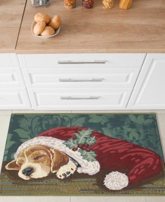 Liora Manne Esencia Nap In A Cap Rug Collection In Green,red