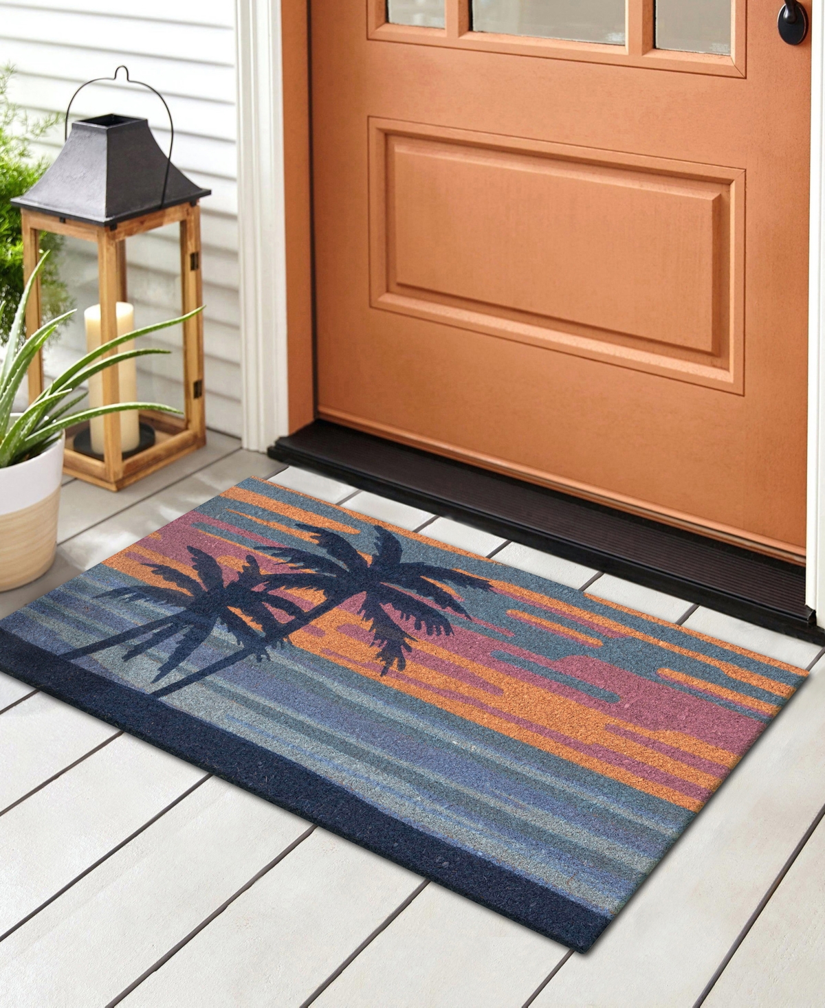 LIORA MANNE NATURA SUNSET 1'6"X2'6" AREA RUG 