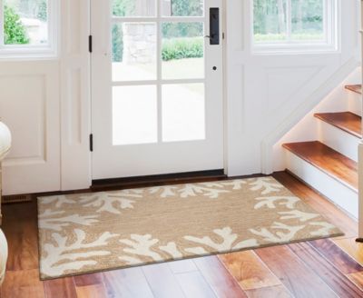 Capri Coral Border Rug Collection