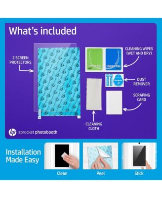 Sprocket Photobooth 3x4" Photo Printer, Bundle w/Zink Paper, Case, Screen Protector & More