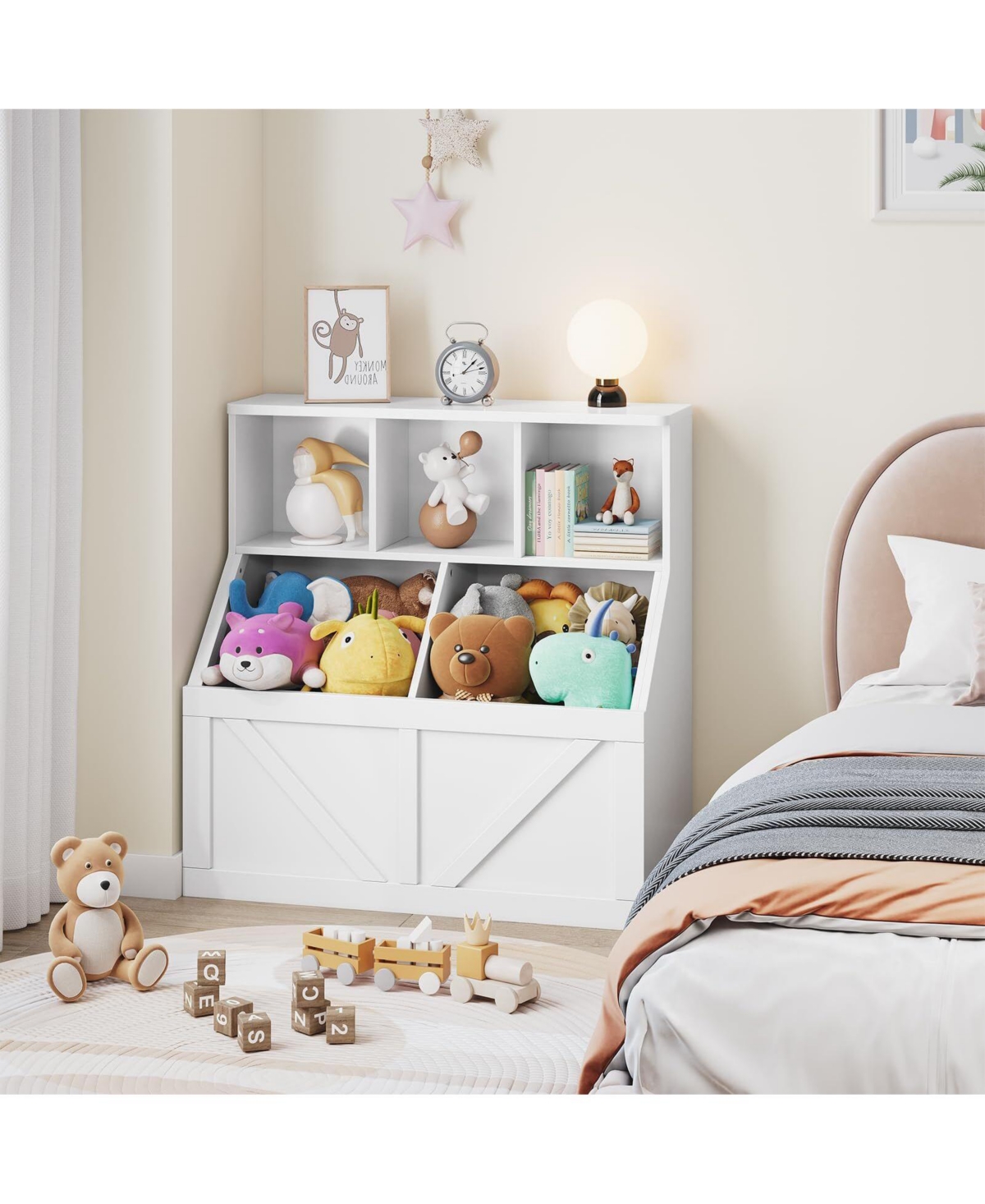 gaomon Stable and Safe Kids Toy Storage Organizer - Multifunctional Cabinet