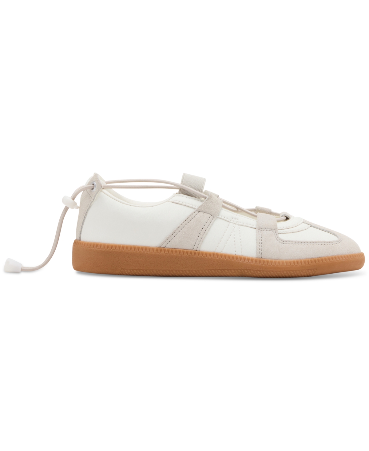 Steve Madden Women's Wander Ballet Lace-up Sneakers In White