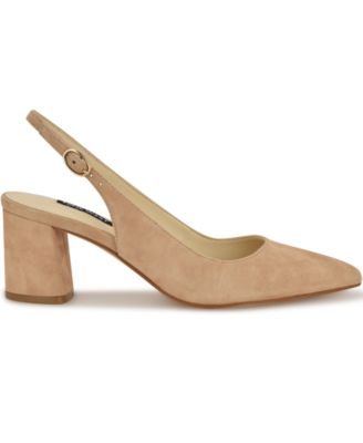 Women's Kamsee Block Heel Slingback Pumps