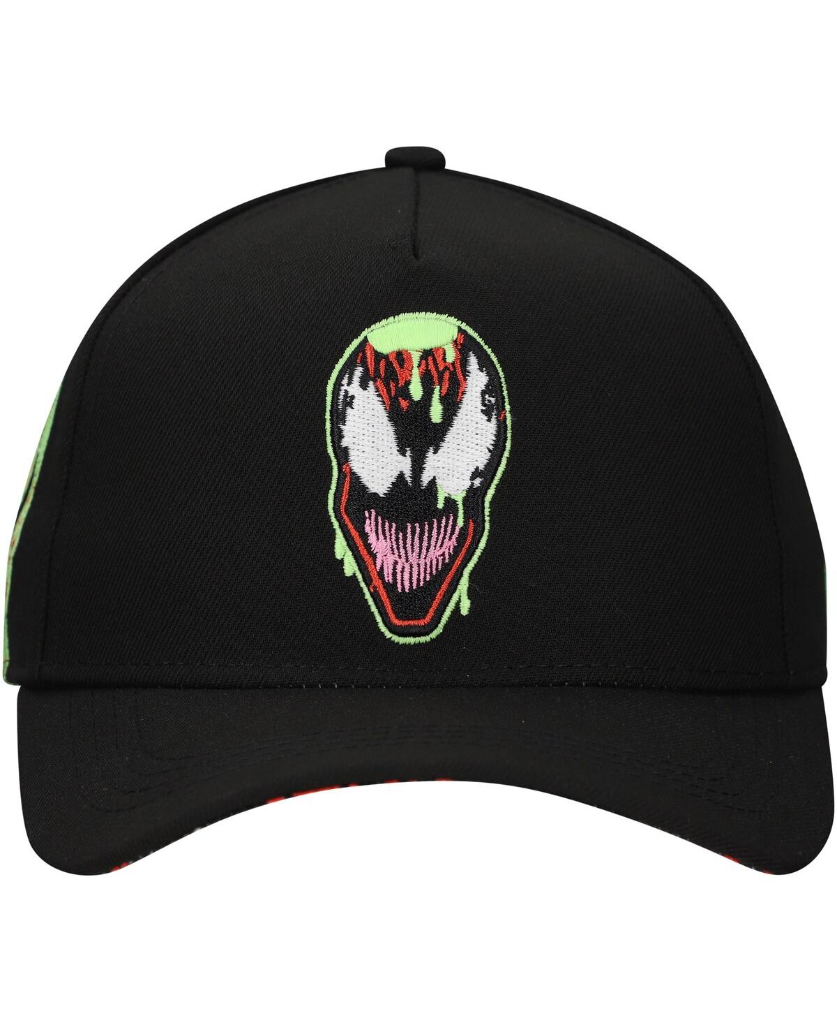 Lids Men's Black Carnage Glow-in-the-dark Radioactive A-frame Adjustable Hat In Black