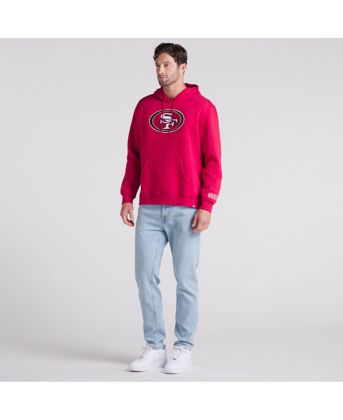 Fanatics Men's Scarlet San Francisco 49ers Legacy Fleece Pullover Hoodie In Scarlet