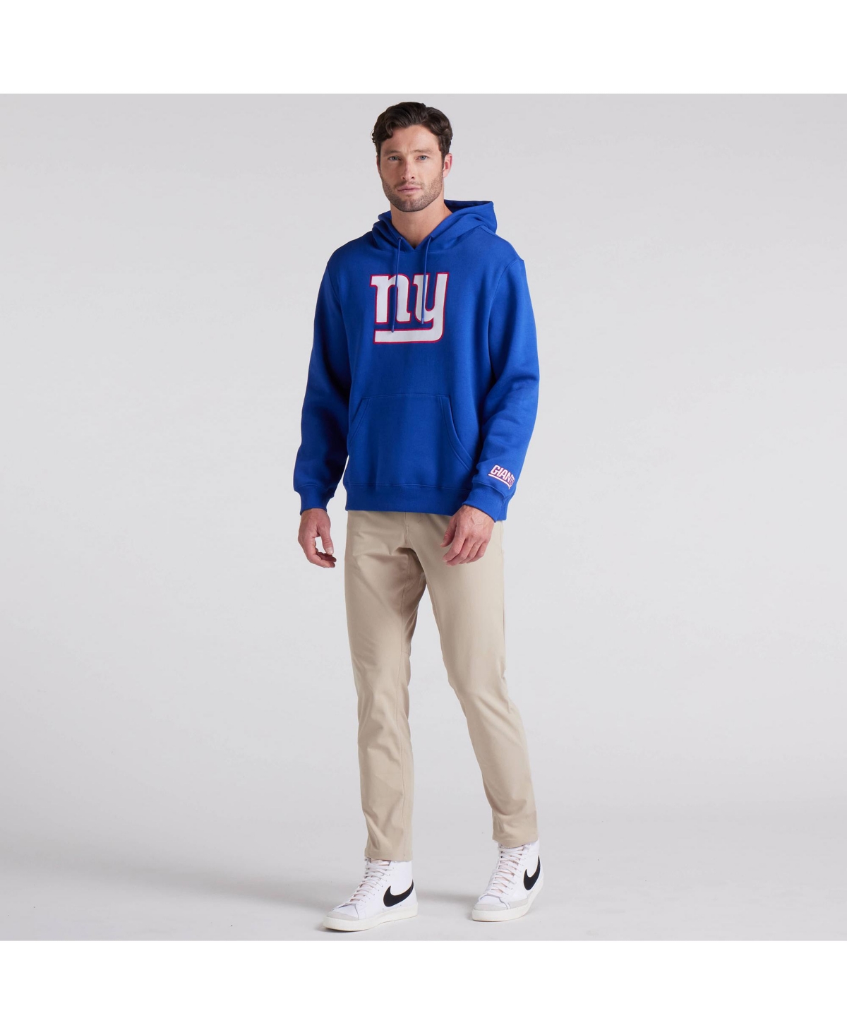 Fanatics Men's Royal New York Giants Legacy Fleece Pullover Hoodie In Royal