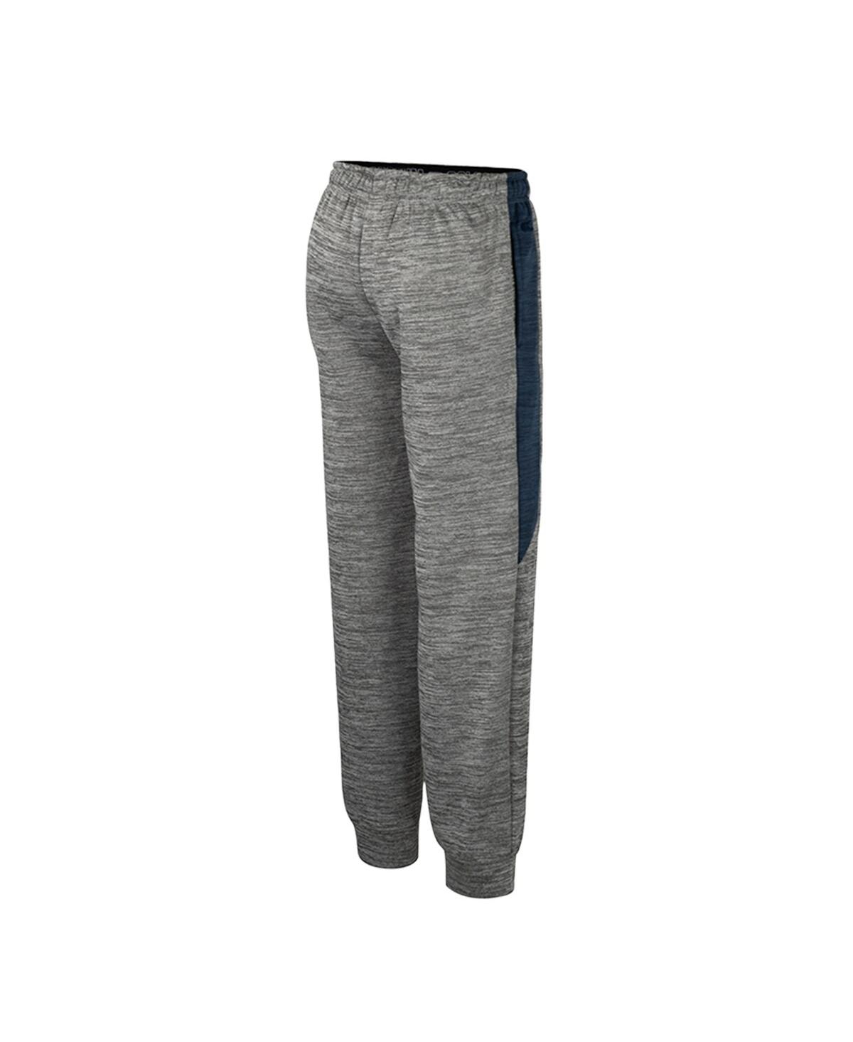 Colosseum Big Boys And Girls Heather Gray Uconn Huskies Fleece Pants In Heather Gray