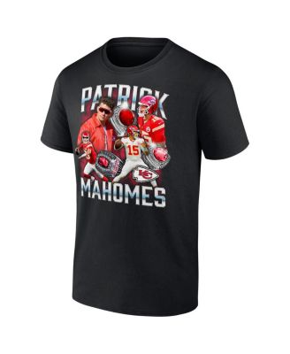 Men's Patrick Mahomes Black Kansas City Chiefs Notorious Player Graphic T-Shirt