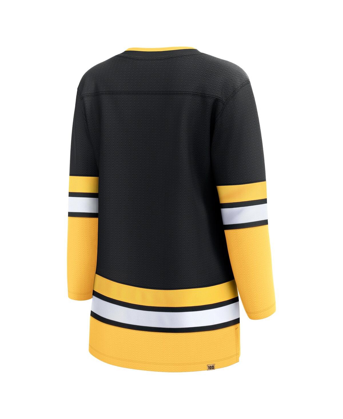 Women's Fanatics Black Boston Bruins 100th Anniversary Premier Breakaway Jersey
