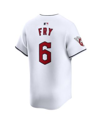Men's David Fry White Cleveland Guardians Home Limited Player Jersey