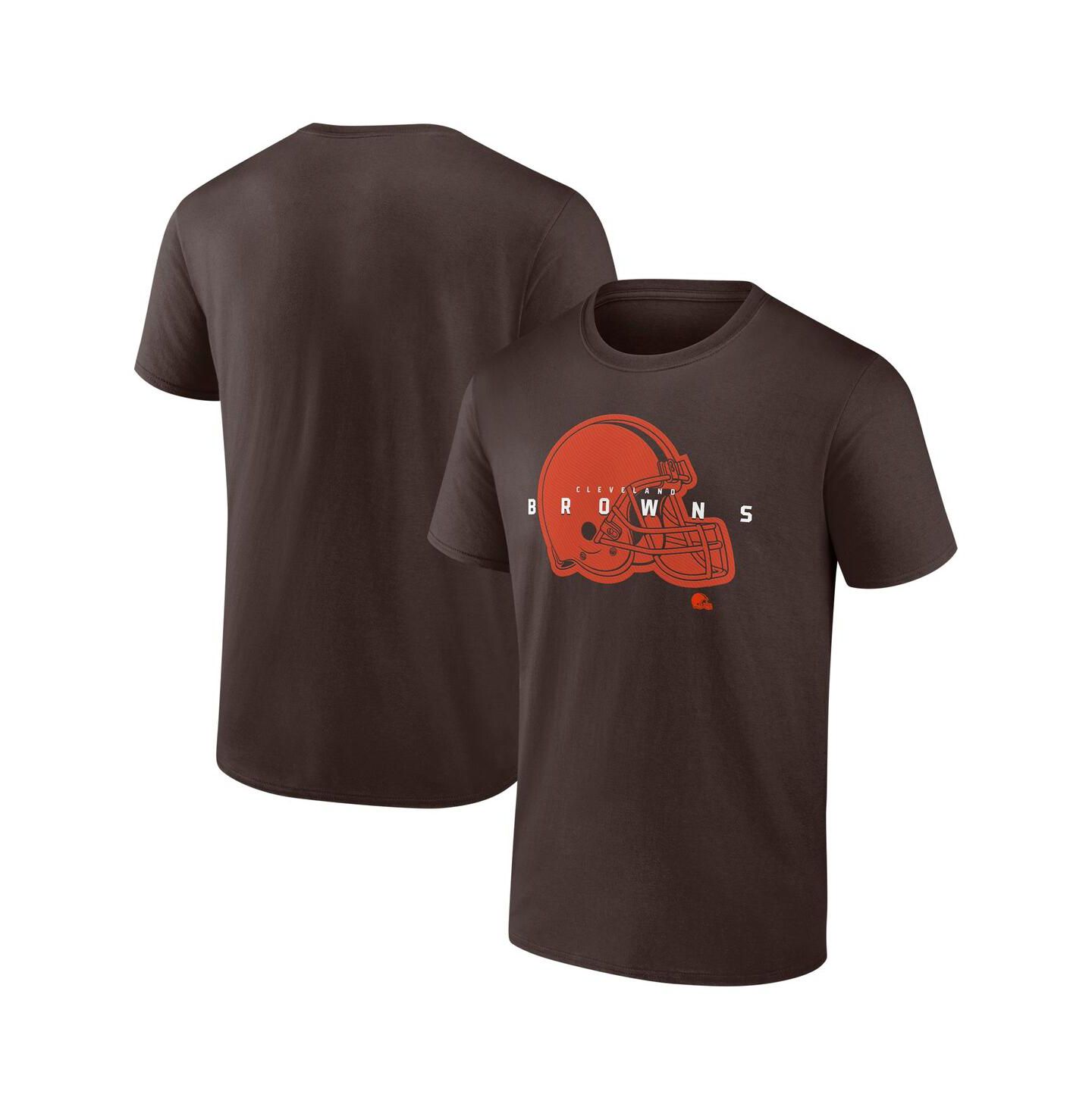 Мужская футболка Fanatics Brown Cleveland Browns Coordinate — фото 1