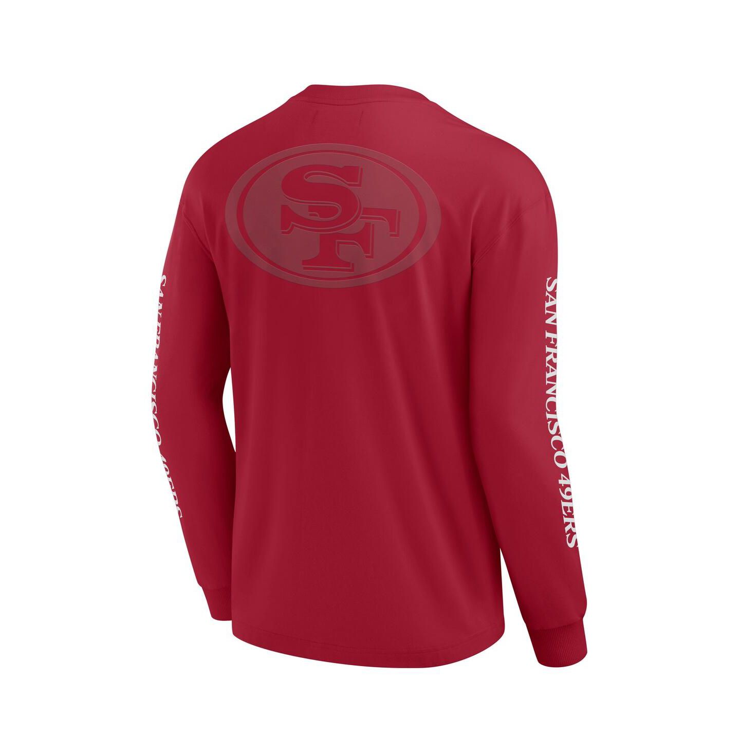 Футболка Fanatics Scarlet San Francisco 49ers Elements Strive Long Sleeve — фото 3