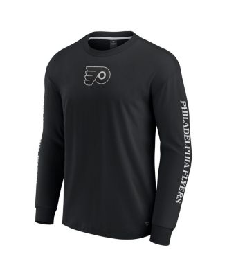 Men's Black Philadelphia Flyers Elements Strive Long Sleeve T-Shirt