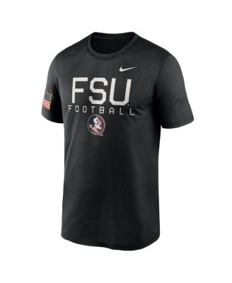 Men's Black Florida State Seminoles 2024 Military Appreciation Legend Performance T-Shirt
