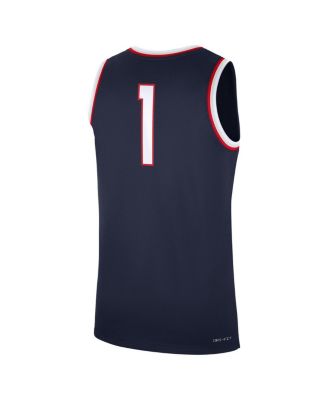 Men's 1 Navy Arizona Wildcats Road Replica Jersey