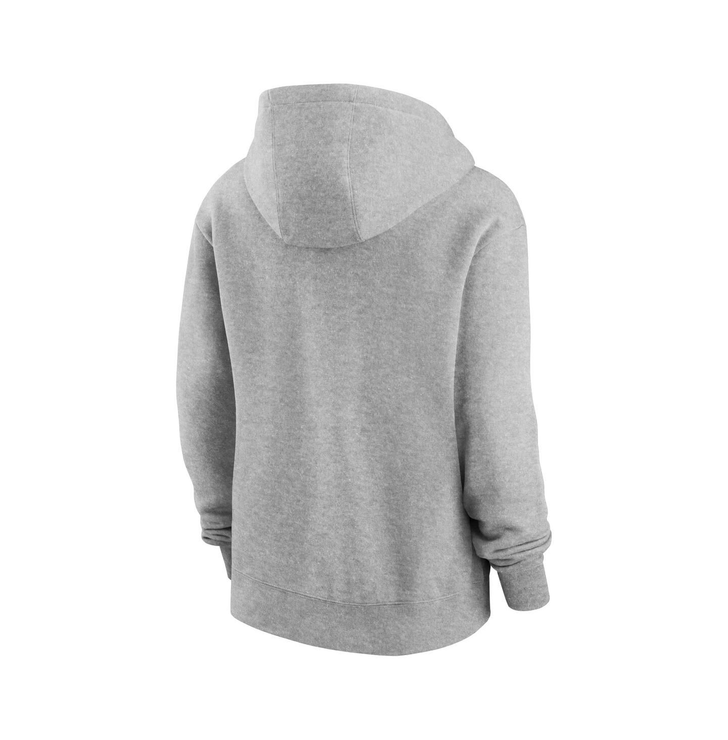 Женское худи Nike Heather Gray Indianapolis Colts Club Fleece Pullover — фото 3