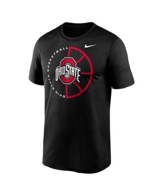 Men's Black Ohio State Buckeyes Legend Basketball Icon Performance T-Shirt