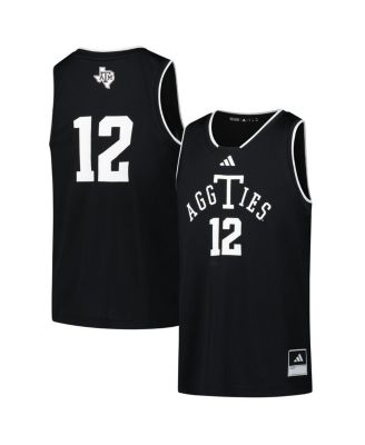 adidas - Big Boys and Girls 12 Black Texas A M Aggies Alternate Replica Swingman Jersey