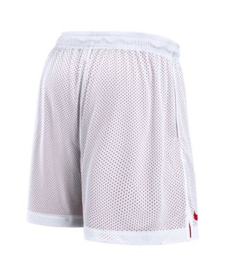 Men's White/Scarlet Ohio State Buckeyes Primetime Reversible Performance Shorts