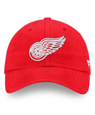 Men's Red Detroit Red Wings Core Primary Logo Adjustable Hat