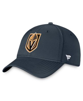 Fanatics - Men's Charcoal Vegas Golden Knights Core Primary Logo Flex Hat