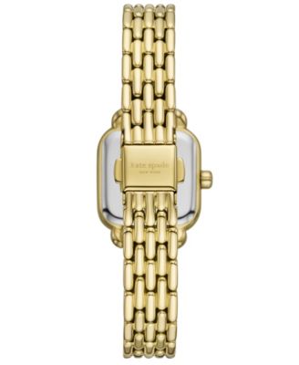 Women's Gracie Square Three-Hand Gold-Tone Stainless Steel Watch, 25mm
