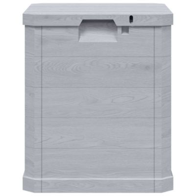 Storage Box Light Grey Plastic Medium Storage Box Rectangular