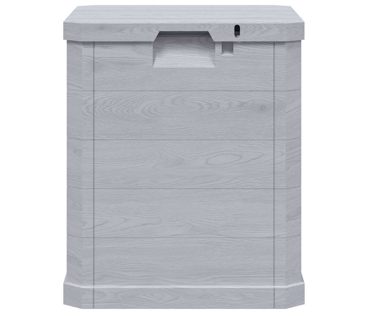 Patio Storage Box 23.8 gal Light Gray