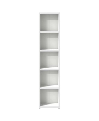 CD Cabinets 2 pcs White 8.3"x6.3"x36.8" Engineered Wood