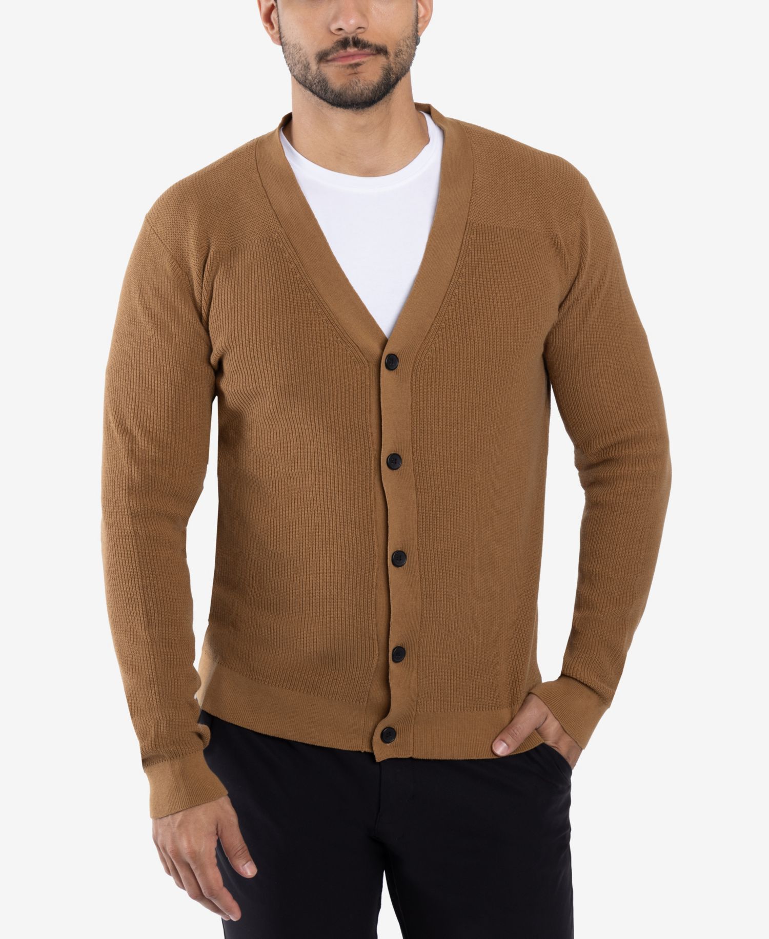 Big & Tall Cotton Cardigan Sweater