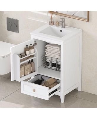 Modern Bathroom Vanity with Sink for Stylish Storage and Functionality