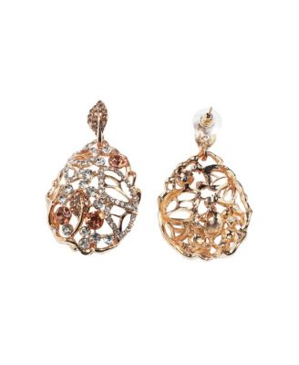 Abstract Leaf Drop Earrings