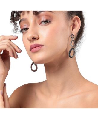 Hollow Teardrop Earrings