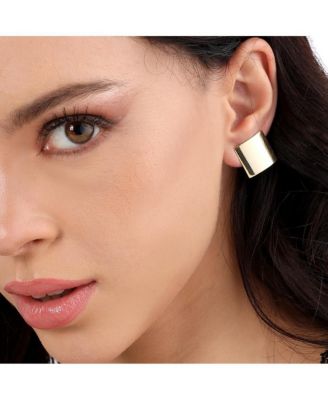 Minimal Square Stud Earrings