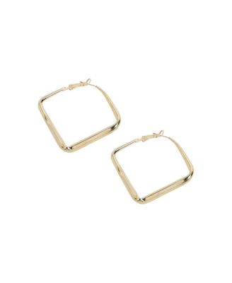 Minimal Diamond Hoop Earrrings