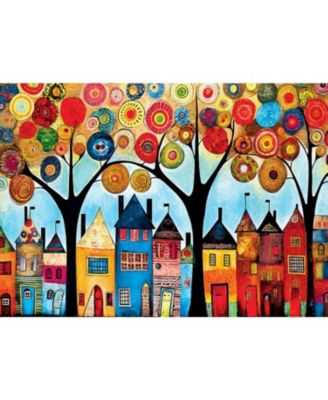Whimsical Town - Our Neighborhood 500 Piece Jigsaw Puzzle