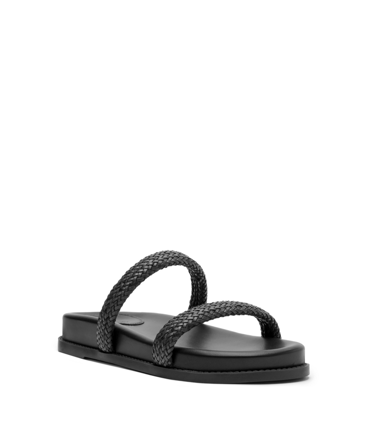 Schutz Ruby Sporty Slide Sandal In Black