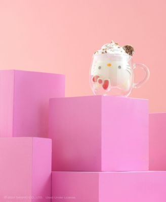 Hello Kitty 3D Double Wall Espresso Glass