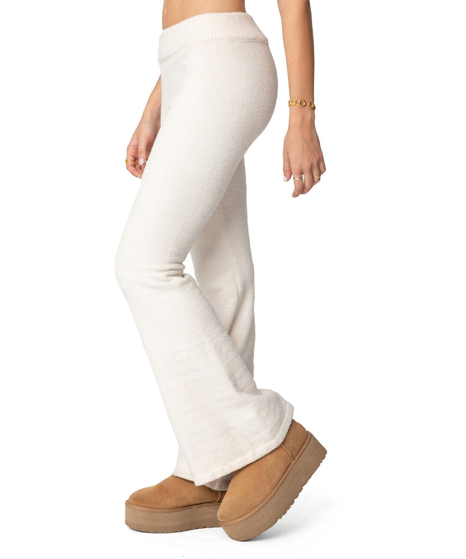 Women's Plush Flared Pants