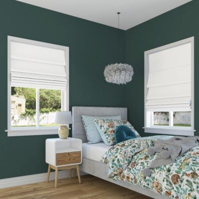 Pryer Textured 100% Blackout Cordless Roman Shade