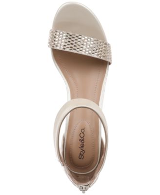 Women's Phillys Two-Piece Evening Sandals, Created for Macy's 