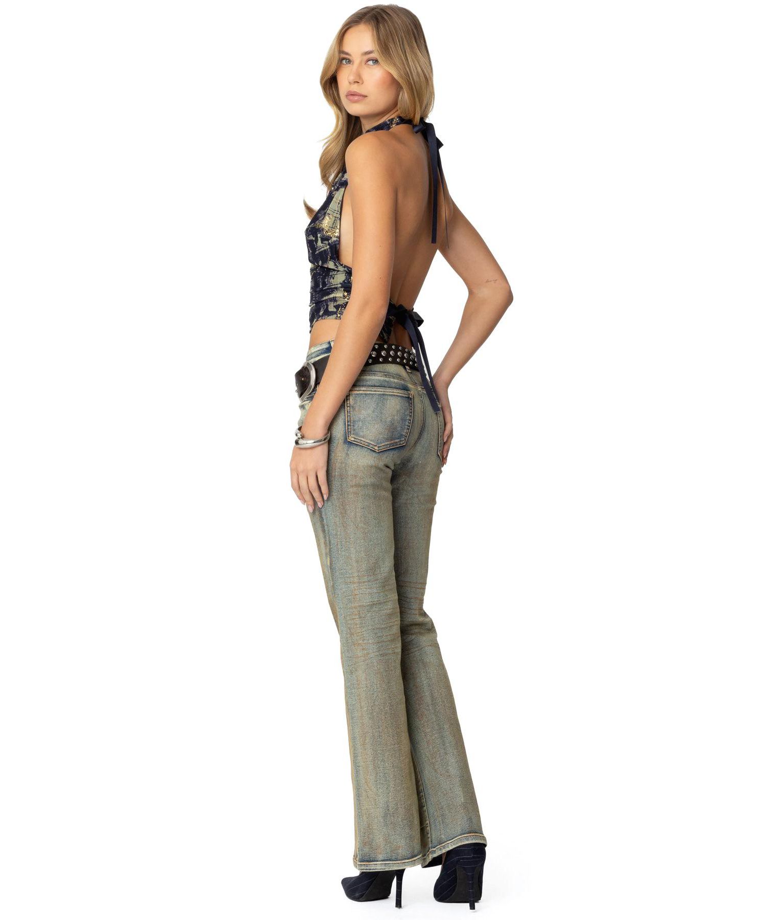 Women's Paz Printed Mesh Top