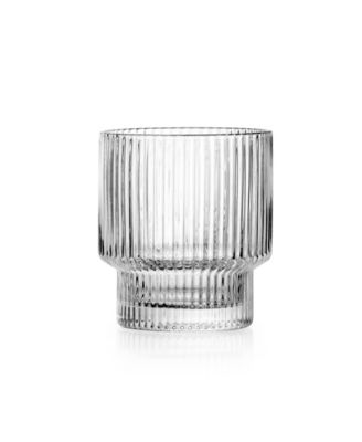 Sullivan Street Fluted Double Old Fashioned Glasses, Set of 4