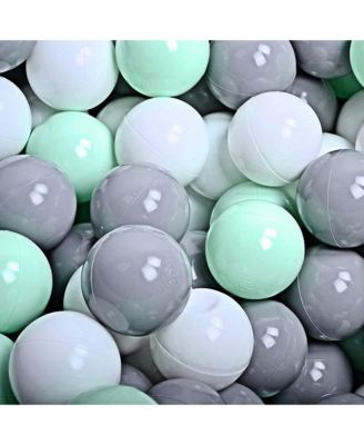 Large Round 35 x 11.5 Inch Baby Foam Ball Pit with 200 2.75 Inch Balls