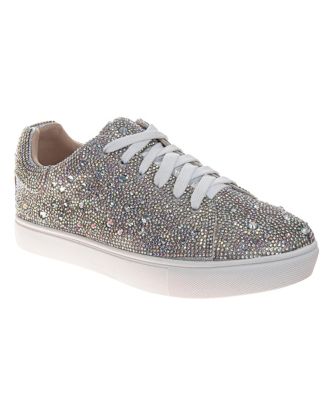 Little Girls Glitzy Sneakers. (Little Kids/Big Kids)