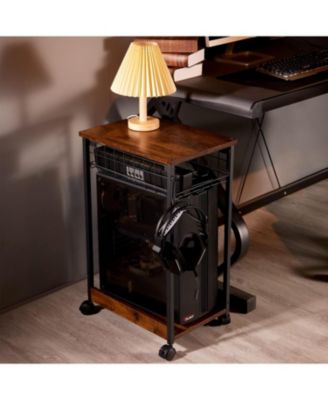 Computer Tower with Drawers for Efficient Storage and Organized Workspace